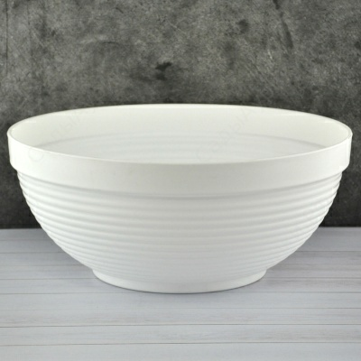 Кашпо-миска Парма 2,7л D22,5 белый (Россия)