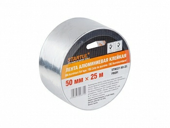 Лента алюминиевая клейкая 50ммх10м STARTUL PROFI (Китай)