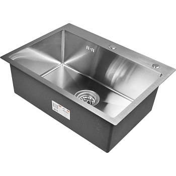 Мойка Wisent WS-36045 сатин (сифон GER013, дозатор WW405A, коландер) (Китай)