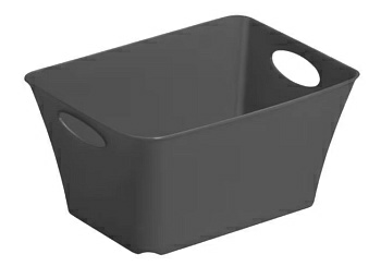 Корзина для хранения Living 1.5л антрацит Rotho (Швейцария)