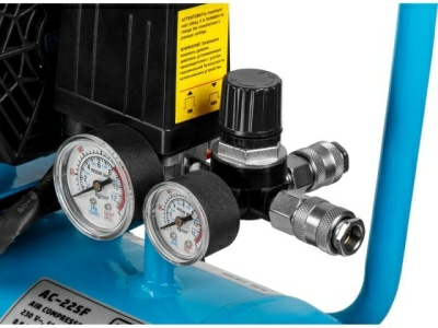 Компрессор DGM AC-225F 260 л/мин 8 атм коаксиальный безмасляный 24 л 230 В 1,5 кВт (Китай)