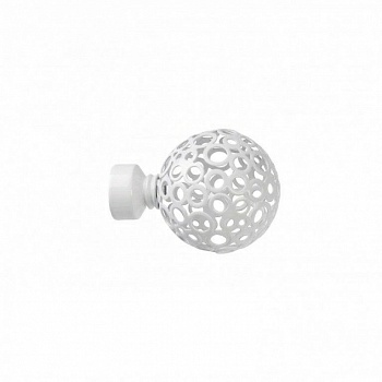 Наконечник Ажур 19мм белый глянец YF095 (Россия)