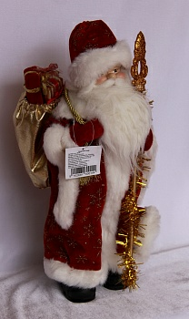 Новогодний сувенир "Дед Мороз"40 см. 600144 (Китай)