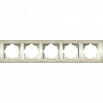 Рамка Zena 5-местная титаниум (Турция)