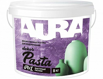 Штукатурка декоративная белая Aura Dekor Pasta №1 (0,1) 8кг (Беларусь) в Борисове