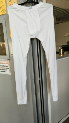 Кальсоны термо мужские белый 90-100-188 L (Беларусь)