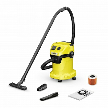 Хозяйственный пылесос для сухой и влажной уборки KARCHER WD 3 P V-17/4/20 (Германия)