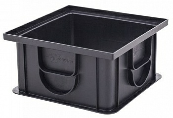 Надстройка для дождеприемника черная 0,150м|купить Практик Борисов