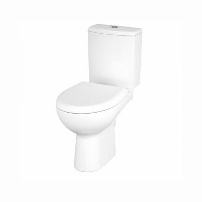 Унитаз компакт напольный Nature New Clean On с легкосъемным сиденьем микролифт, безободковый, с эко-смывом 3/5 литров