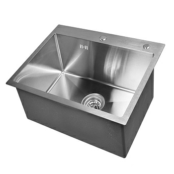 Мойка Wisent WS35848 сатин (смеситель W4998-6,  сифон W02-114, дозаторWW405A, коландер W302644 ) (Китай)