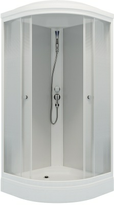 Душевая кабина Лайт 100*100 А 7 мест + сифон D90мм (Россия)