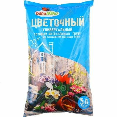 Грунт питательный для цветов «Bona Agro» 5л