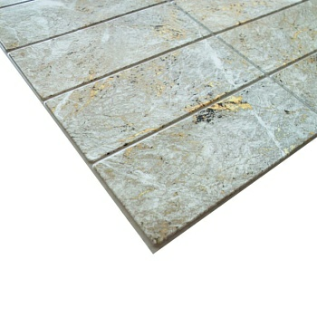 Панель ПВХ Плитка "Травертин золотистый" 957х482мм (Россия)