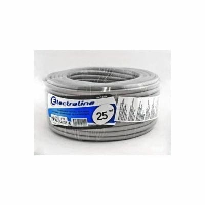 Коаксиальный сетевой кабель 5E/RJ45 FTP 25м серый (Китай)