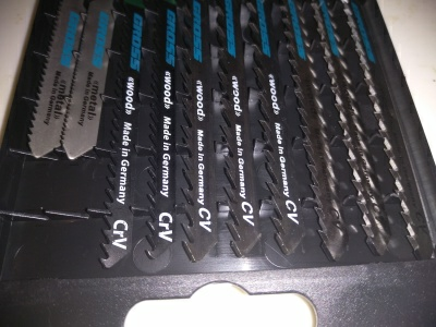 Набор полотен для электролобзика универсальный 10шт DIY пластиковый кейс Gross (Германия)