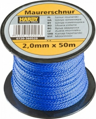 Шнур каменщика HARDY 1,3мм*50м (Польша)