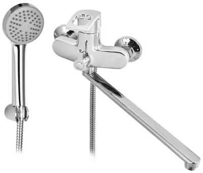  Смеситель для ванны с длинным изливом Wisent WP22205 (Китай)