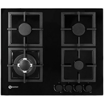 Газовая варочная поверхность Schtoff H6001C02IS Black (Китай)