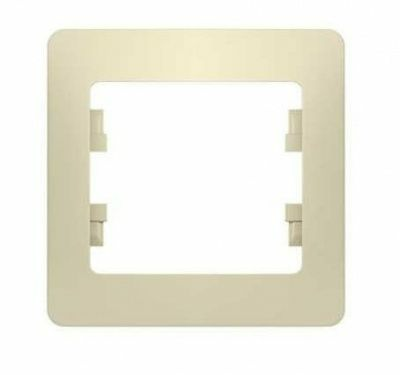 Рамка-1 Glossa горизонтальная (бежевая) (Латвия)