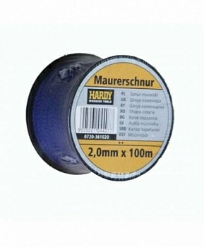 Шнур каменщика HARDY 2мм*100м (Польша)