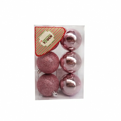 Набор шаров ёлочных TM Christmas Touch 6 шт 6 см (Китай)