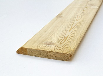 Планкен скошенный сухой строганый цельный сорт АВ фасадная доска (Беларусь)
