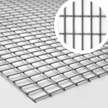 Карта 1*1 сварная оцинкованная горячий цинк D2,0 (Украина)