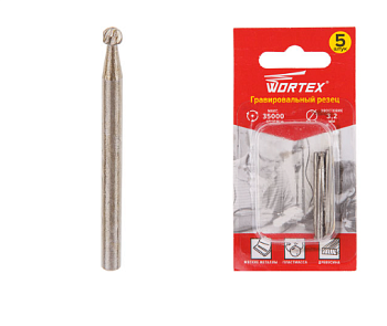Гравировальный резец 3 мм WORTEX (Китай)
