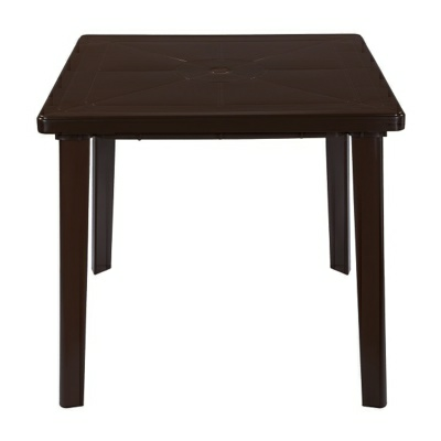 Стол 800х800х740мм квадратный (коричневый)(Россия)