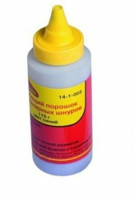 Порошок красящий для малярных шнуров, синий 115г (Россия)