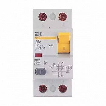 Устройство защитного отключения IEK ВД1-63 2Р 16А 30мА (Россия)|купить Практик Борисов