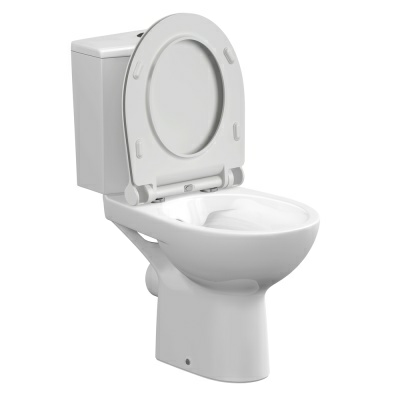 Напольный унитаз Cersanit Nature Clean On 011 3/5 DPL EO slim / 65410 горизонтальный выпуск (Россия)