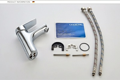 Смеситель для умывальника Ledeme L1040 (Китай)