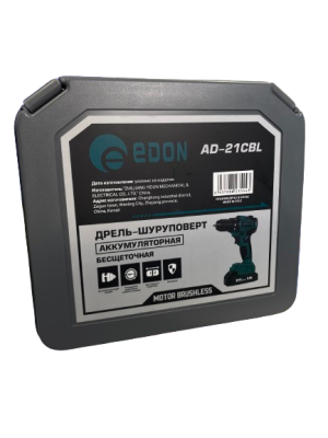 Дрель-шуруповерт аккумуляторная Edon AD-21CBL (Китай)