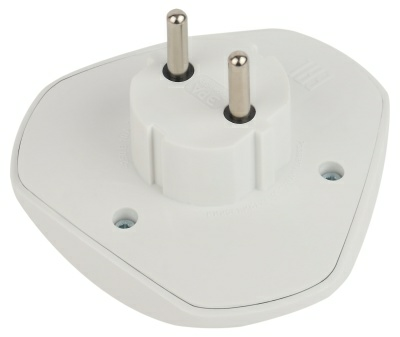 Разветвитель электрический (тройник) ЭРА SPx-3-W на 3 розетки без заземления 10А белый (Китай)