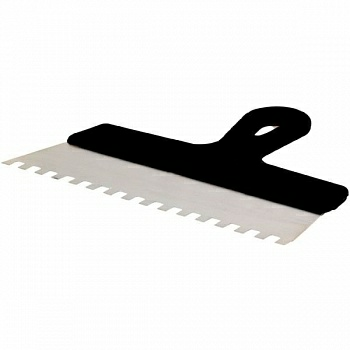 Шпатель зубчатый трапециевидный 15см, 8х8мм Inter-S (Польша)