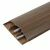 Наличник с кабель-каналом 70мм 2,2м "Идеал" 341/Орех темный (Россия)