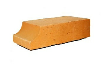 Кирпич керамический рядовой профильный полнотелый одинарный "Карниз" 200 (Беларусь)