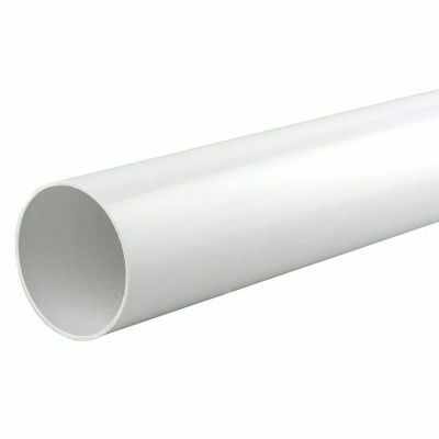 Труба гладкая D19мм L3,0м. белый глянец (Китай)