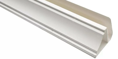 Плинтус потолочный для панелей 8мм 3,0м Идеал Ламини белый глянцевый (Россия)