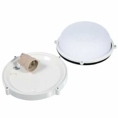 Светильник электрический для бани круглый, влагозащищенный, термостойкий "БШ"