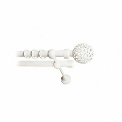 Наконечник Ажур 19мм белый глянец YF095 (Россия)