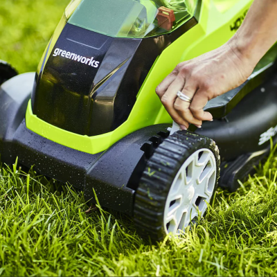 Газонокосилка аккумуляторная Greenworks 40V G40LM35 (c АКБ и ЗУ) 35см (Китай)