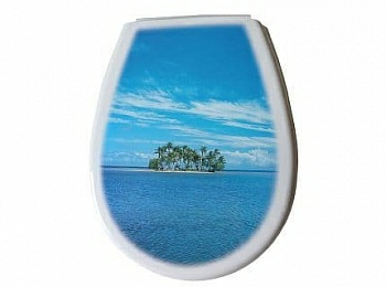 Сиденье для унитаза Lilia FOTO остров (Польша)