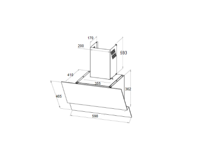 Вытяжка Schtoff ALBINA 60 GREY (Турция) Вытяжка Schtoff ALBINA 60 GREY (Турция)