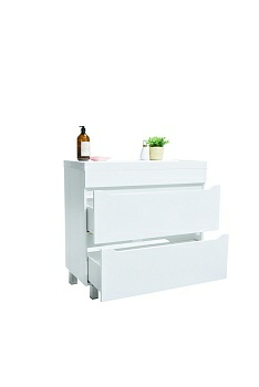 Тумба ViMark Margo 60 под умывальник Alba 60/Bazis 60 белый (Россия)