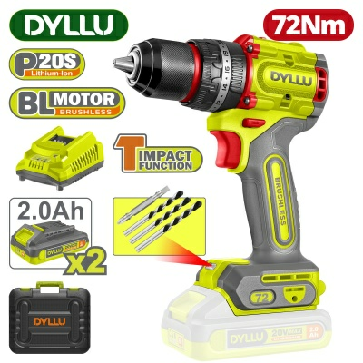 Дрель-шуруповерт ударная аккумуляторная DYLLU DTCDP7281 (Китай)