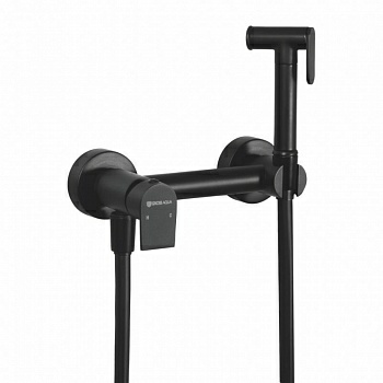 Смеситель для биде Gross Aqua BIDET EVO MATT BLACK GA012202MB с гигиеническим душем