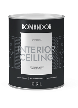 Краска для потолка матовая INTERIOR CEILING (Россия) в Борисове