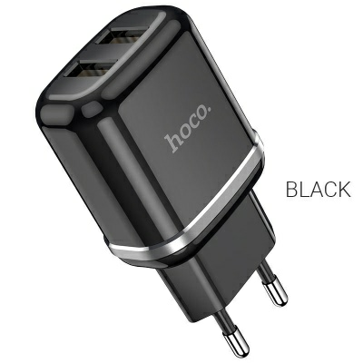 Сетевое зарядное устройство hoco N4 2USB порта 2.4А (Китай)